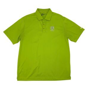 Nike Golf Shirt Mens L Large Sprout Green 2012 Medinah Golf Club Tournament Polo